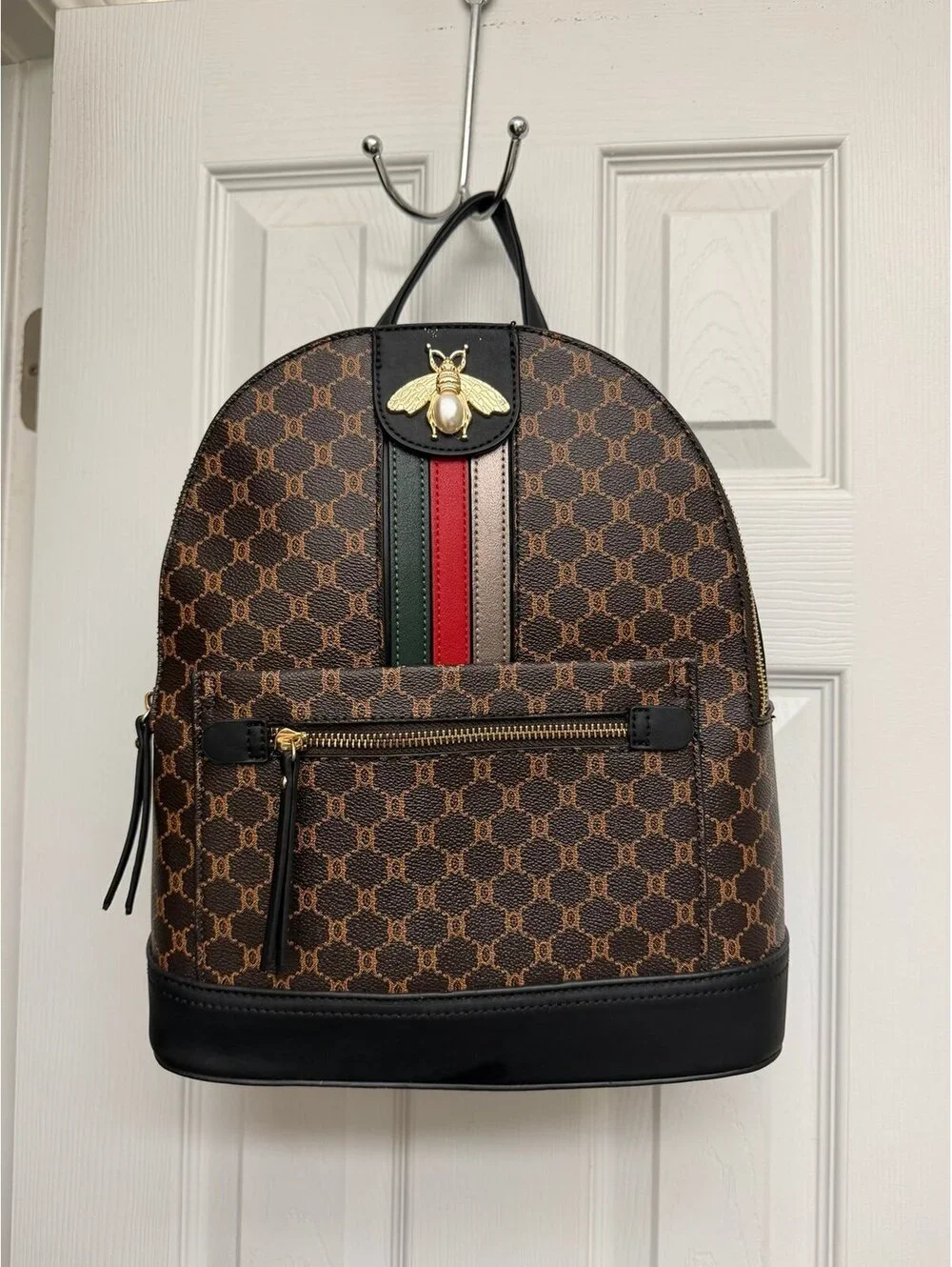 Brown Backpack Purse